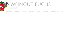 Tablet Screenshot of fuchs-weingut.de